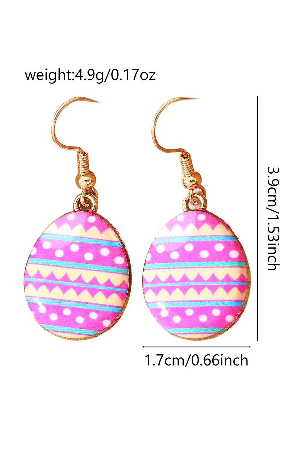 Easter Eggs Hook Earrings