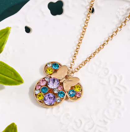 Color Pop Crystal Silhouette Pendant