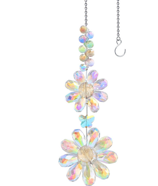 Prism Flower Hanging Suncatcher