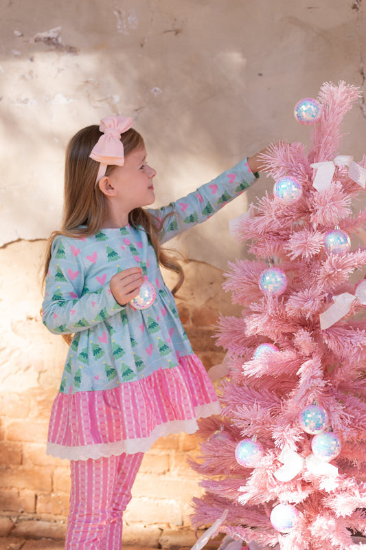 Chloe Tunic Set - Frosted Winterland