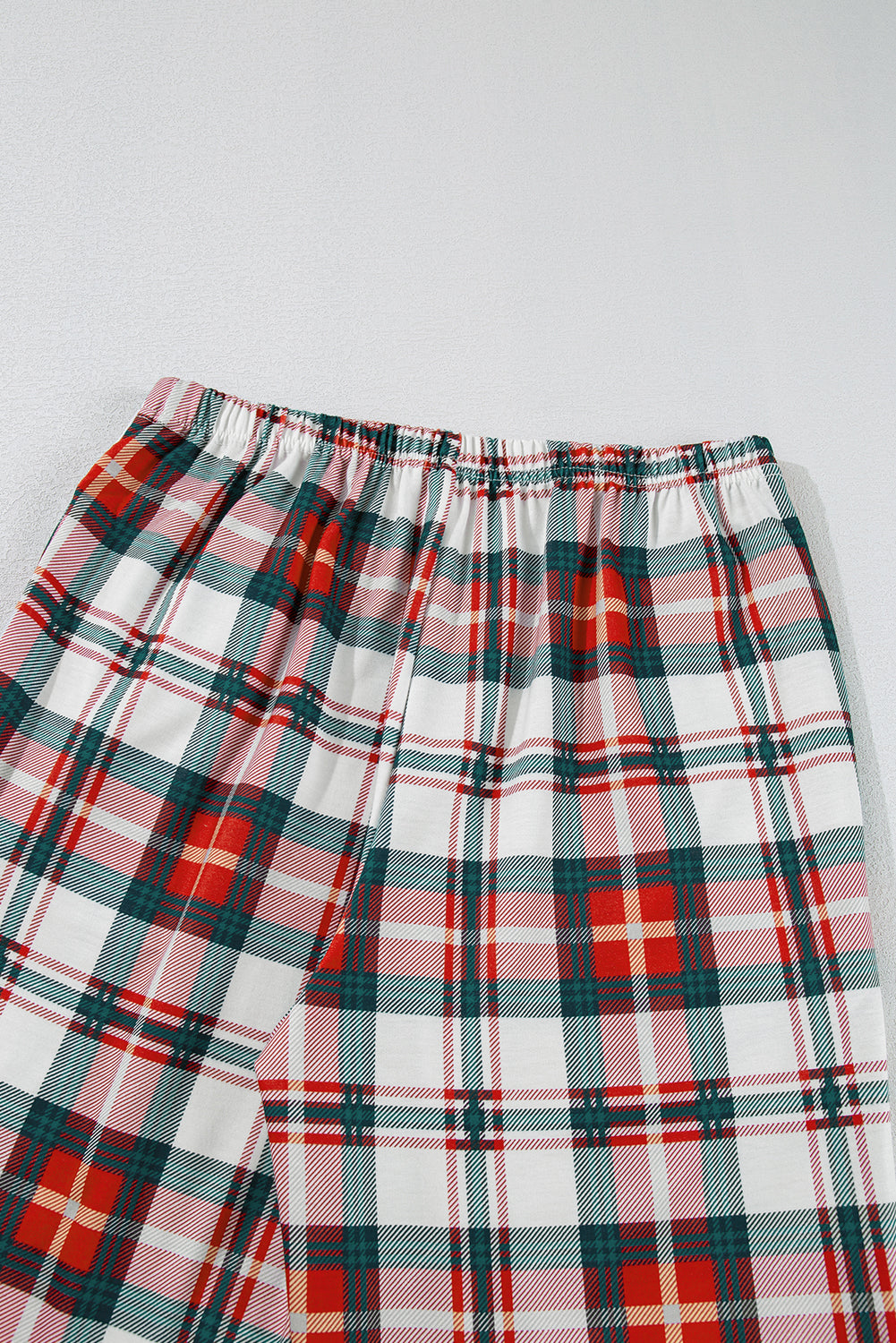 Christmas Plaid Pajamas Set