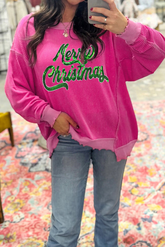Strawberry Pink Merry Christmas