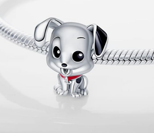 Sweet Pup Charm – Sterling Silver