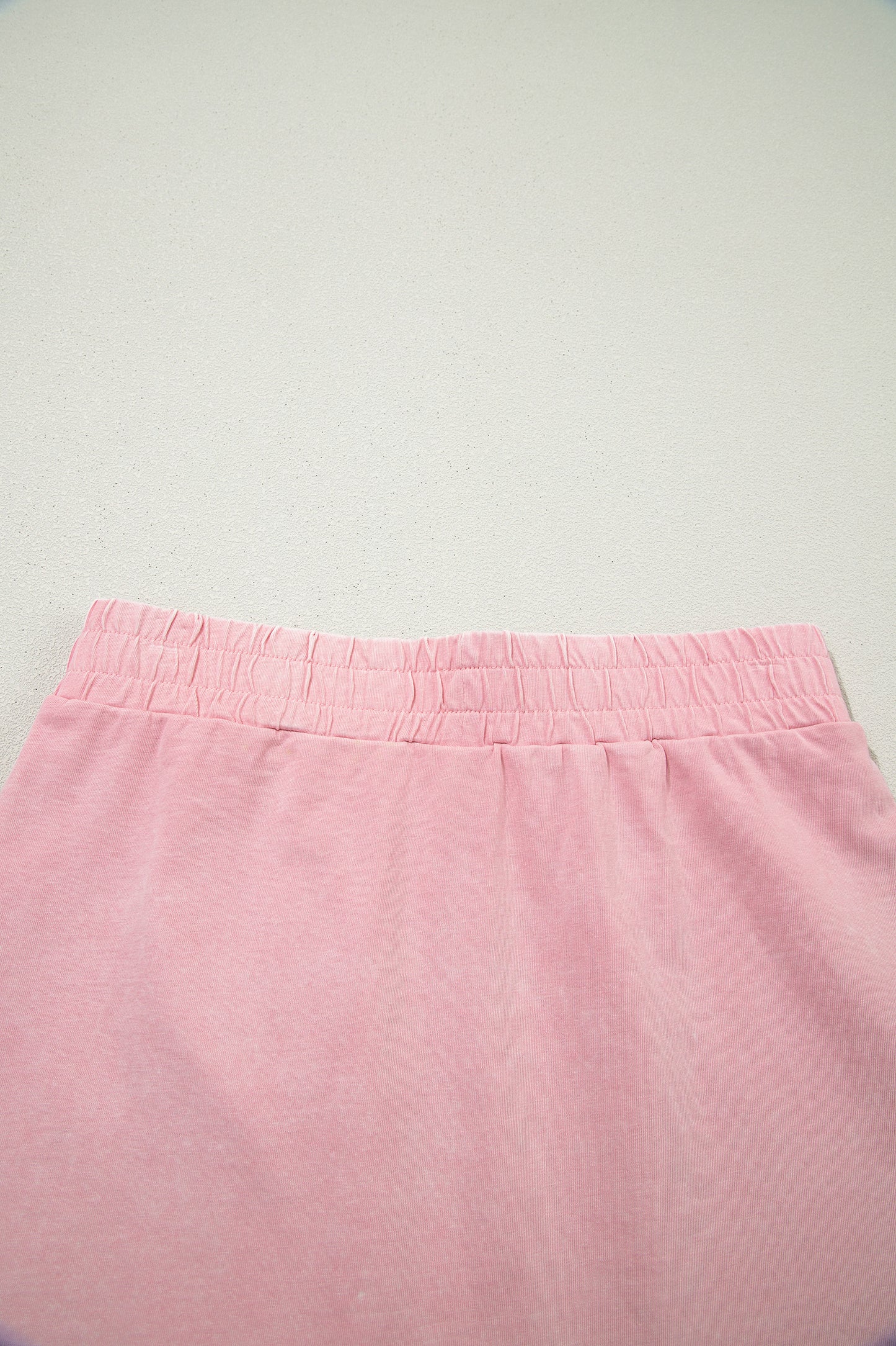 V Neck Tee Matching Skort Set