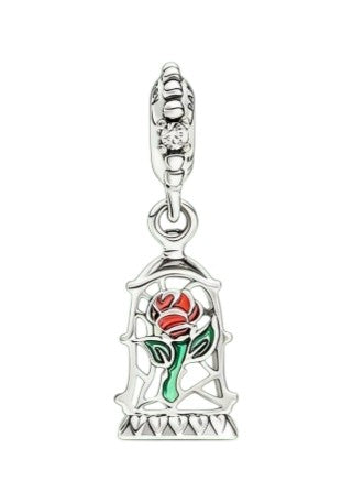 Enchanted Rose Dome Charm — S925
