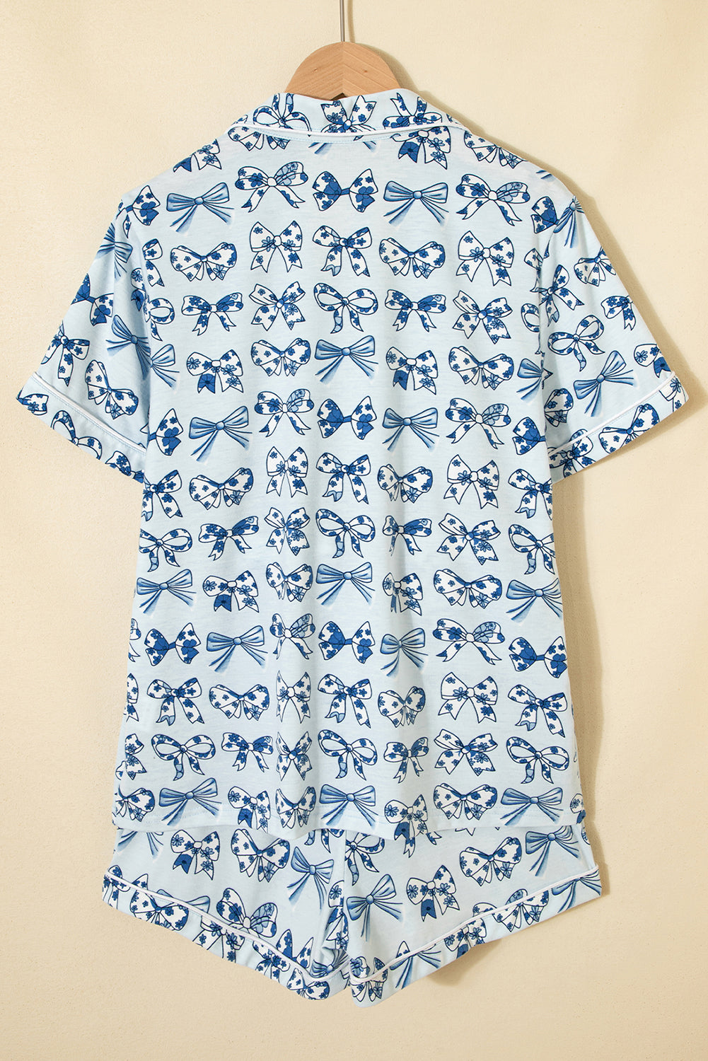 Cherry/Bow Print Short Pajama Set