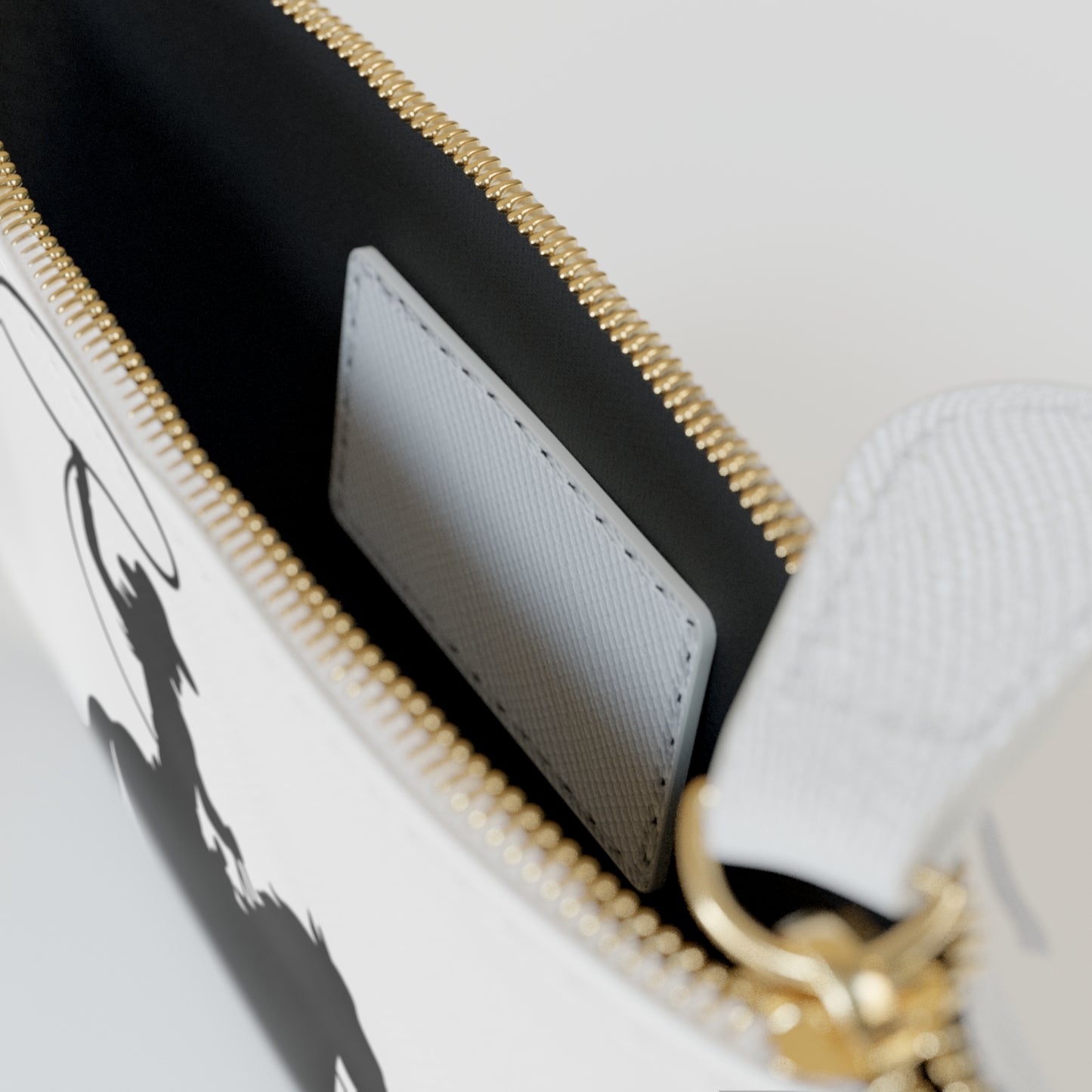 Western Cowgirl Mini Clutch — Rodeo Horse & Cowboy Boots Wristlet