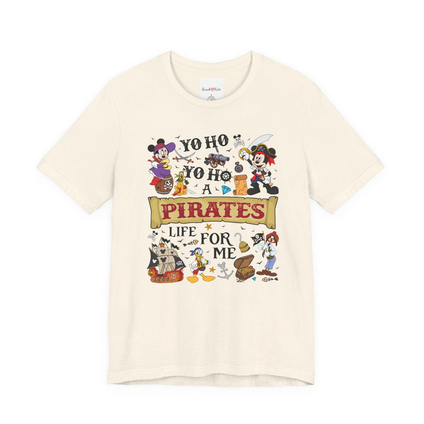 Pirates Custom Tee — Personalized Back Name