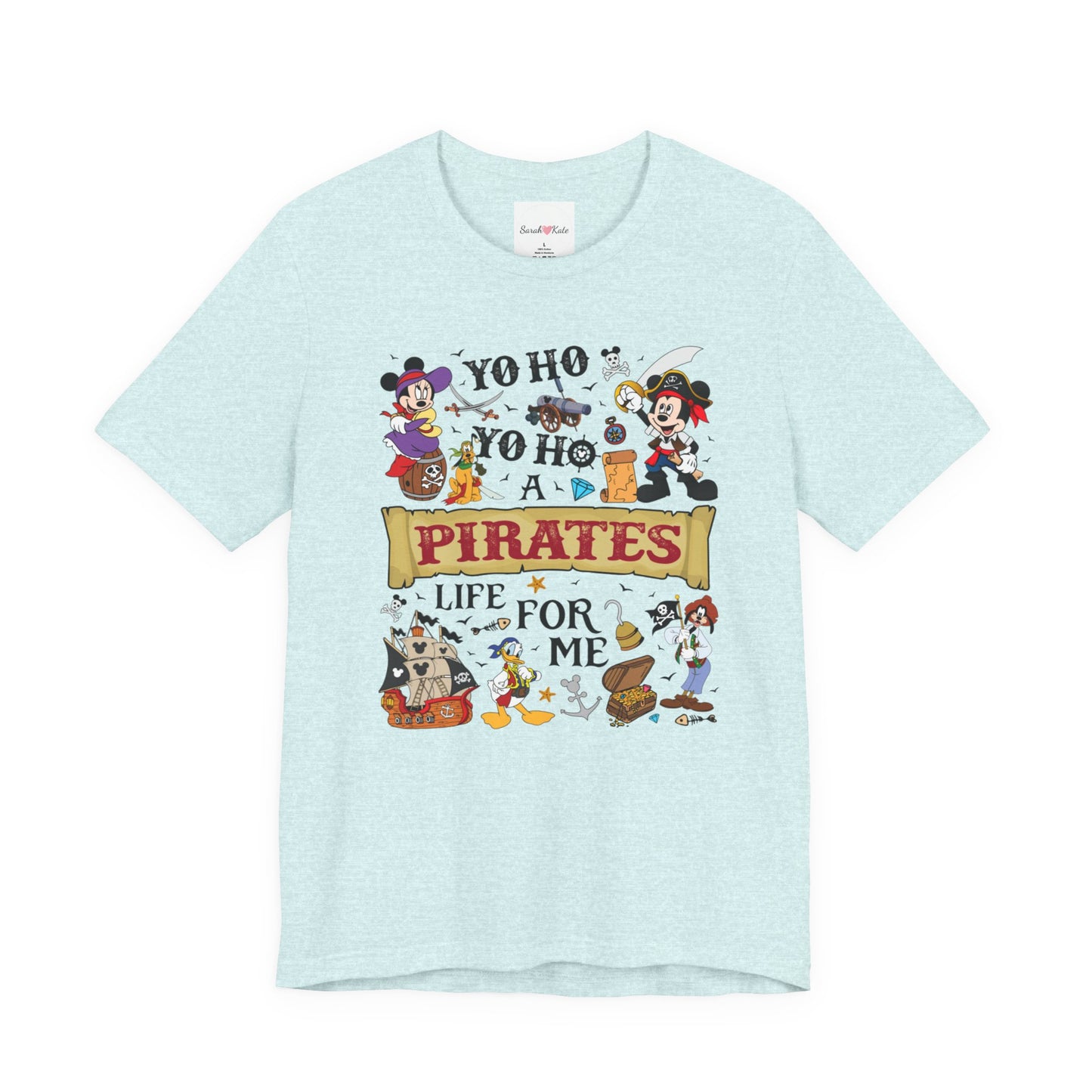 Pirates Custom Tee — Personalized Back Name