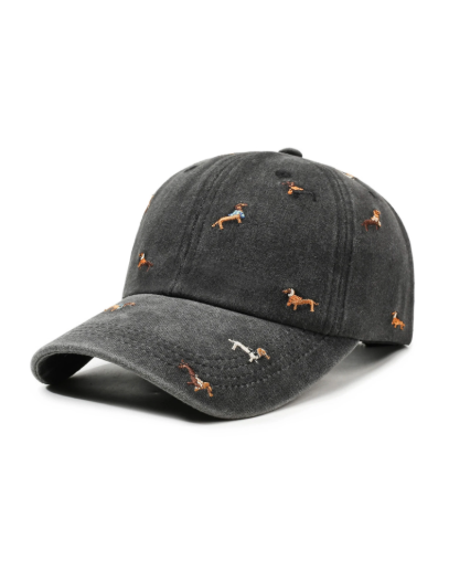 Dachshunds Cute Dogs Embroidered Baseball Cap