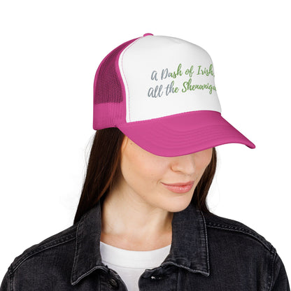 Foam Trucker Hat — "A Bit of Irish, All the Shenanigans" St. Patrick's Day Hat