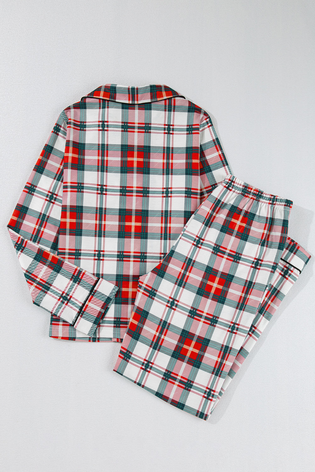 Christmas Plaid Pajamas Set