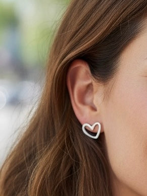 Simply Heart Studs