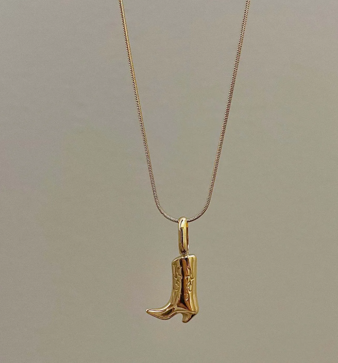 Boots Necklace