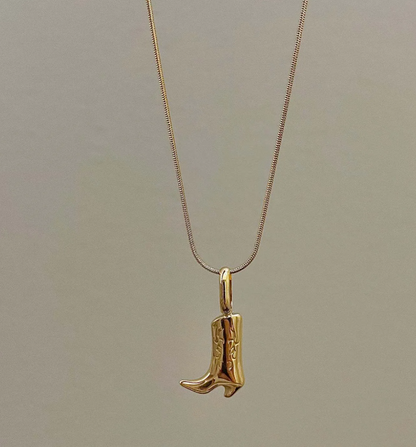 Boots Necklace