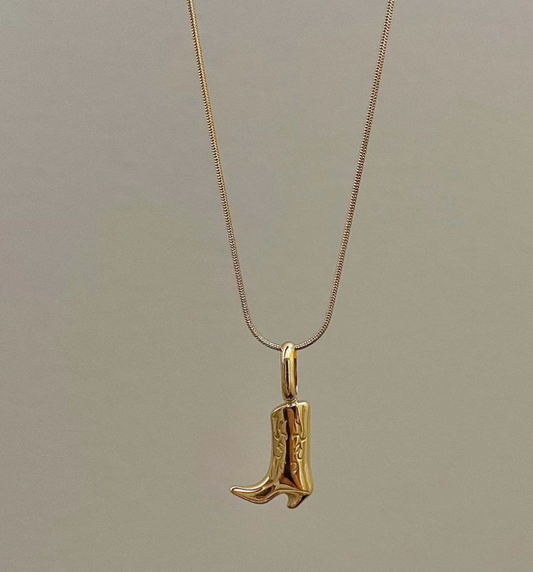 Boots Necklace