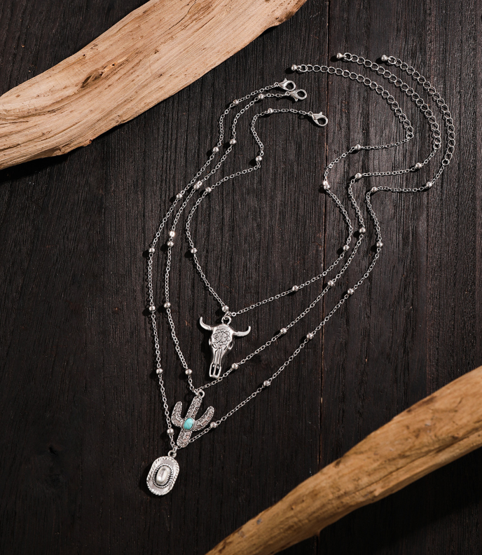 Cowgirl Soul Layered Pendant Set