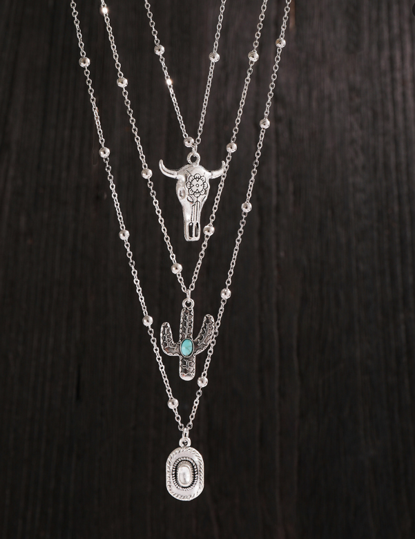Cowgirl Soul Layered Pendant Set