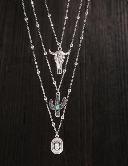 Cowgirl Soul Layered Pendant Set