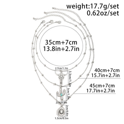 Cowgirl Soul Layered Pendant Set
