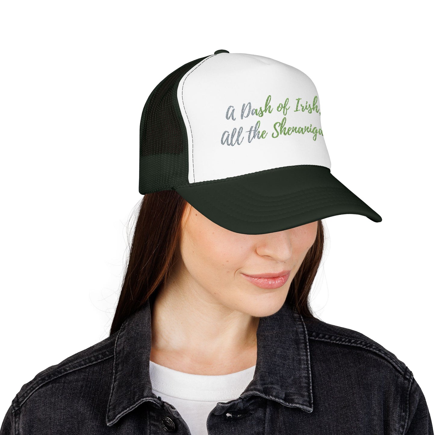 Foam Trucker Hat — "A Bit of Irish, All the Shenanigans" St. Patrick's Day Hat