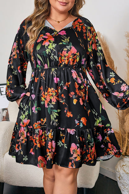 The Petals After Dark Mini Dress