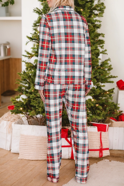 Christmas Plaid Pajamas Set