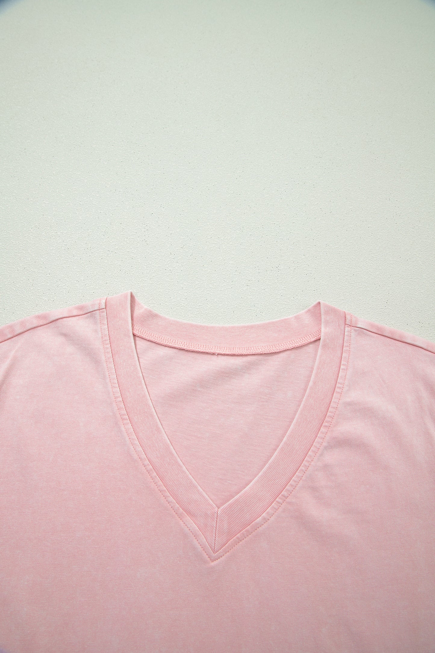 V Neck Tee Matching Skort Set