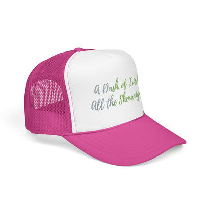 Foam Trucker Hat — "A Bit of Irish, All the Shenanigans" St. Patrick's Day Hat