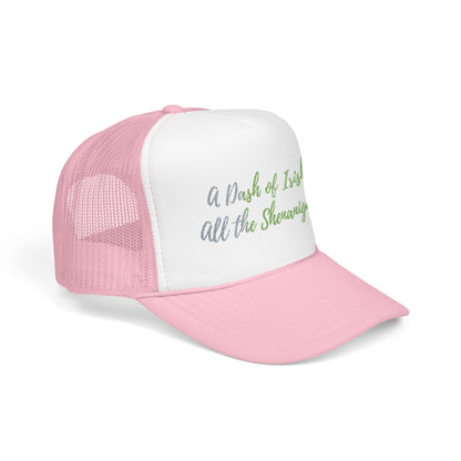 Foam Trucker Hat — "A Bit of Irish, All the Shenanigans" St. Patrick's Day Hat