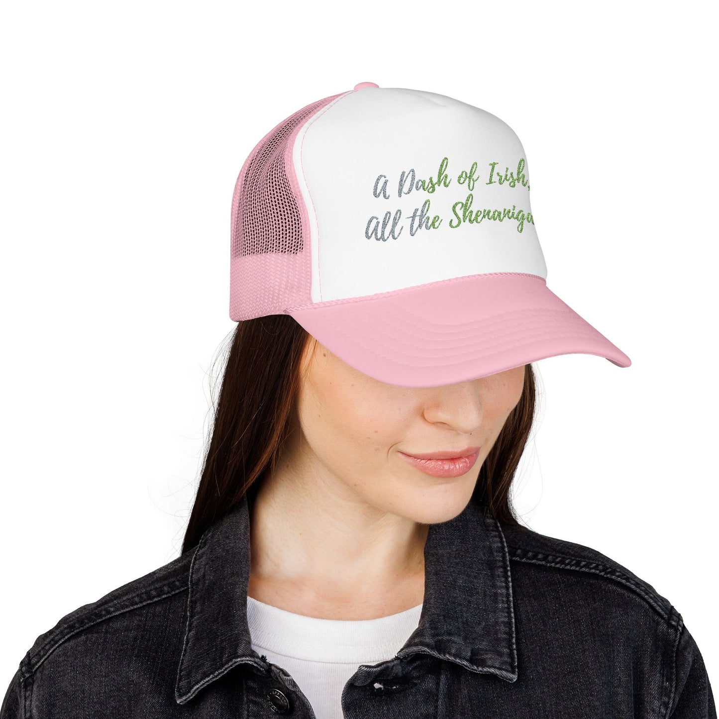 Foam Trucker Hat — "A Bit of Irish, All the Shenanigans" St. Patrick's Day Hat