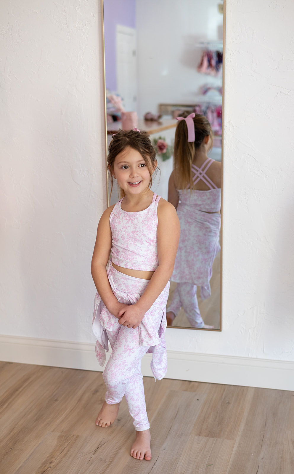 LuxeBloom Longline Tank - Pretty in Pink