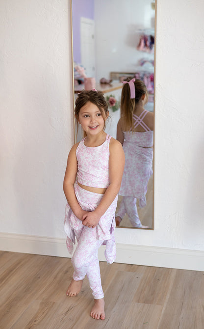 LuxeBloom Longline Tank - Pretty in Pink