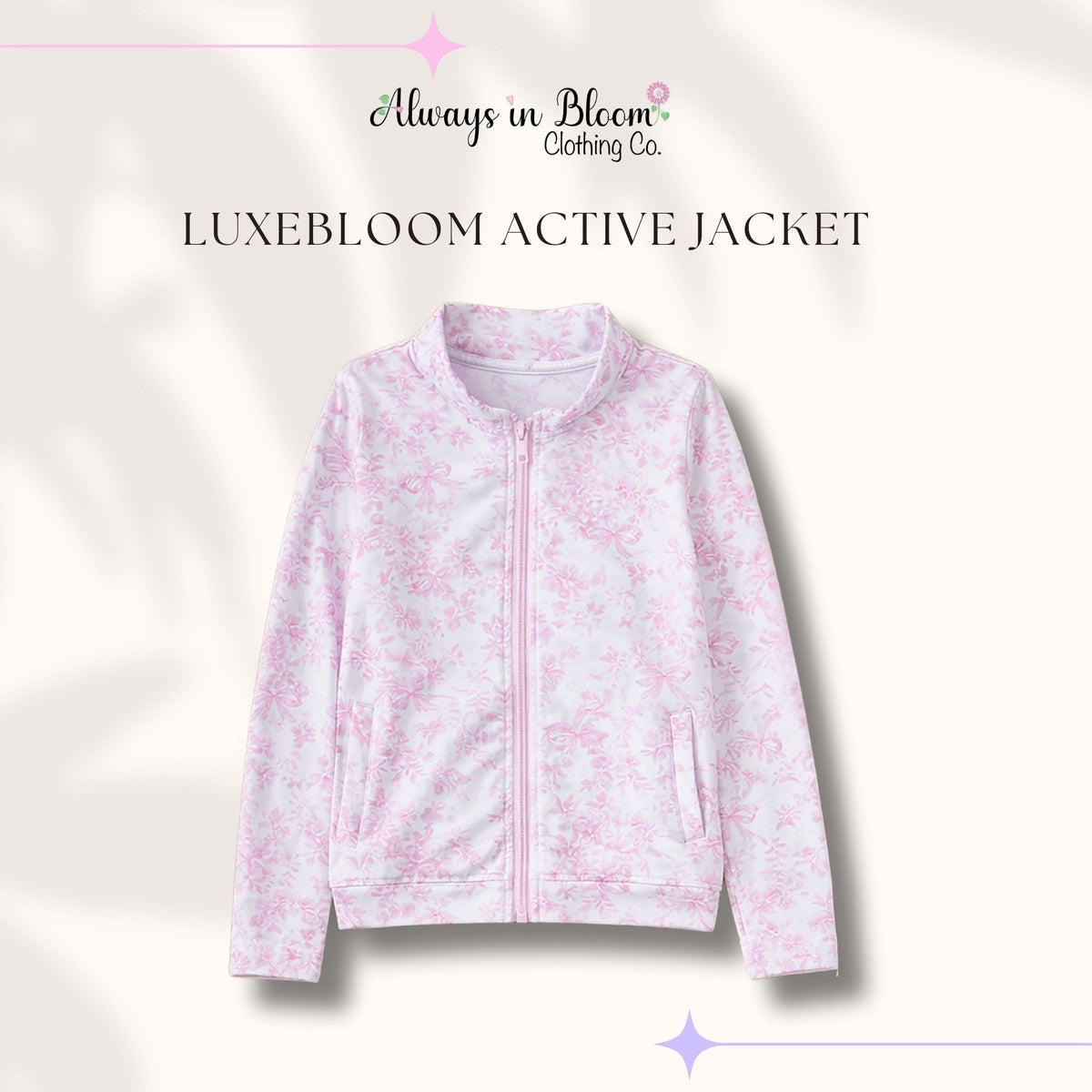 LuxeBloom Jacket - Pretty in Pink