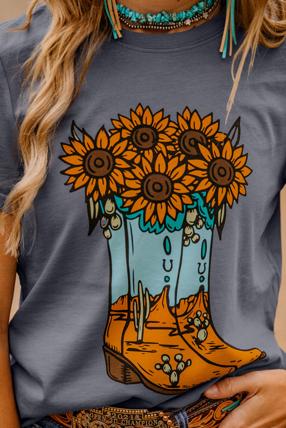 Sunflower Cowgirl