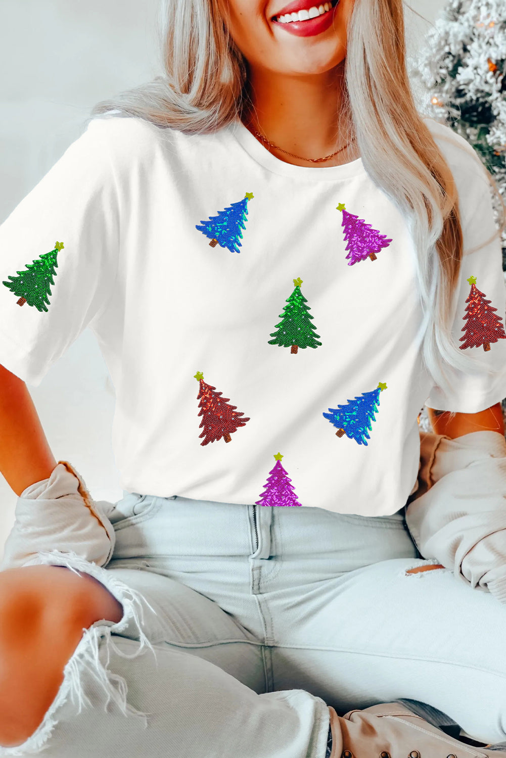 Glitter Christmas Trees