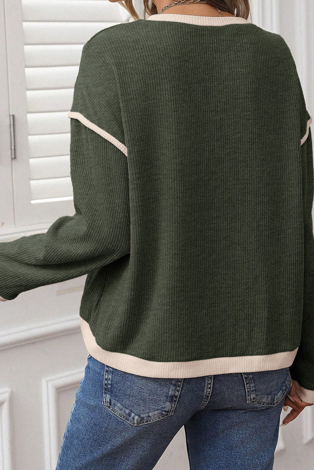 Merry Christmas Knitted Long Sleeve Top