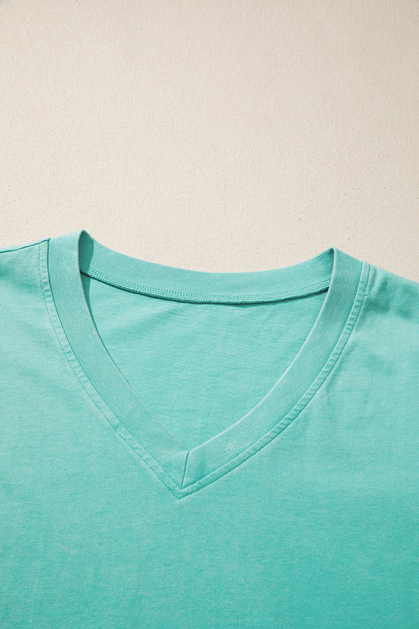 V Neck Tee Matching Skort Set