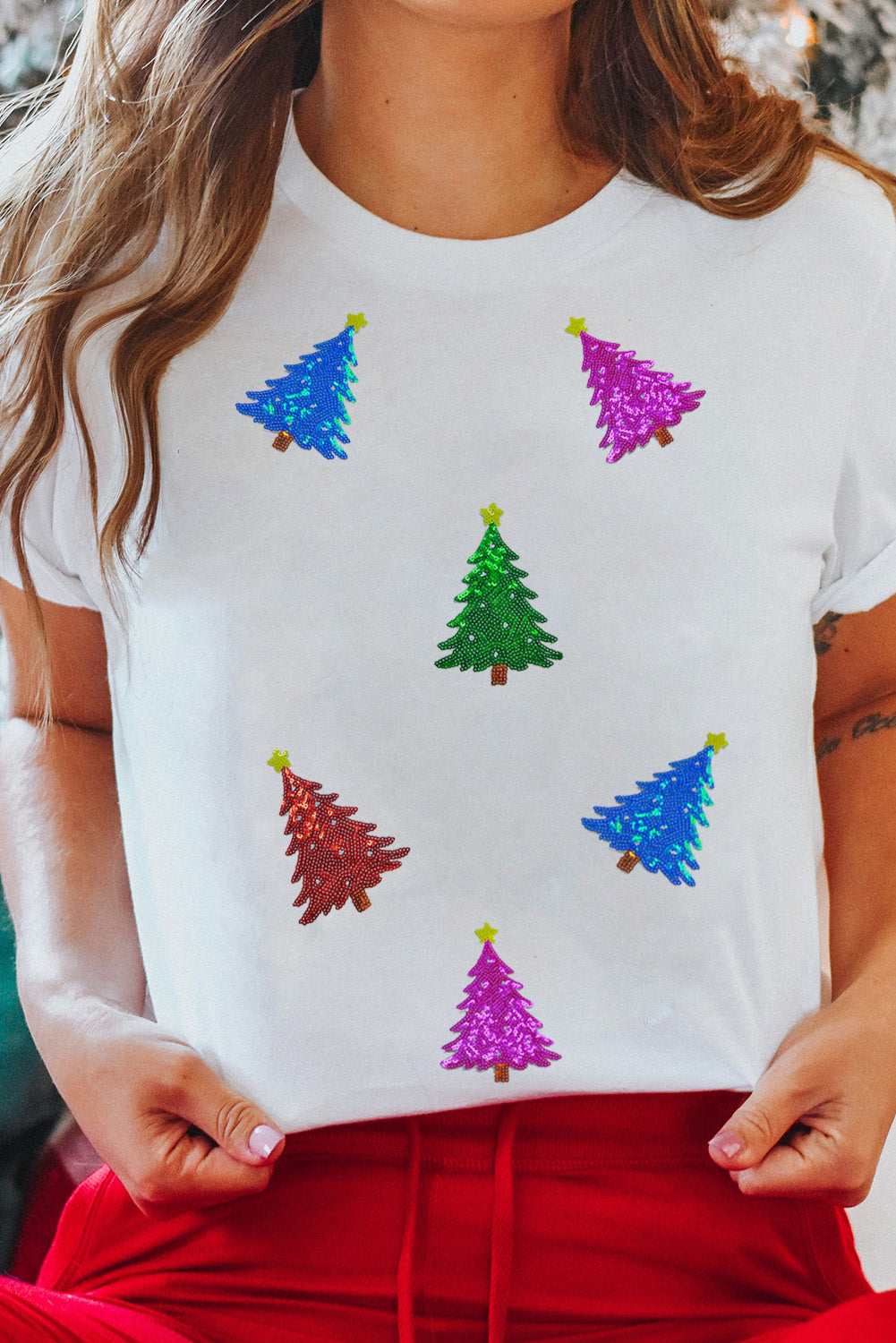 Glitter Christmas Trees