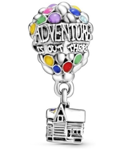 Adventure Awaits Balloon House Charm - S925