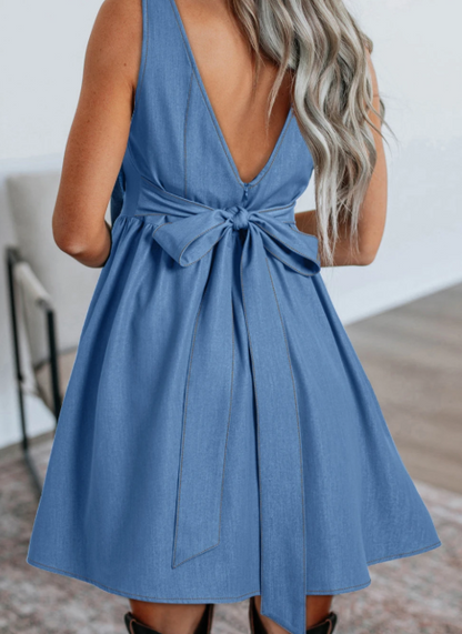 The Bluebell Bow Dress