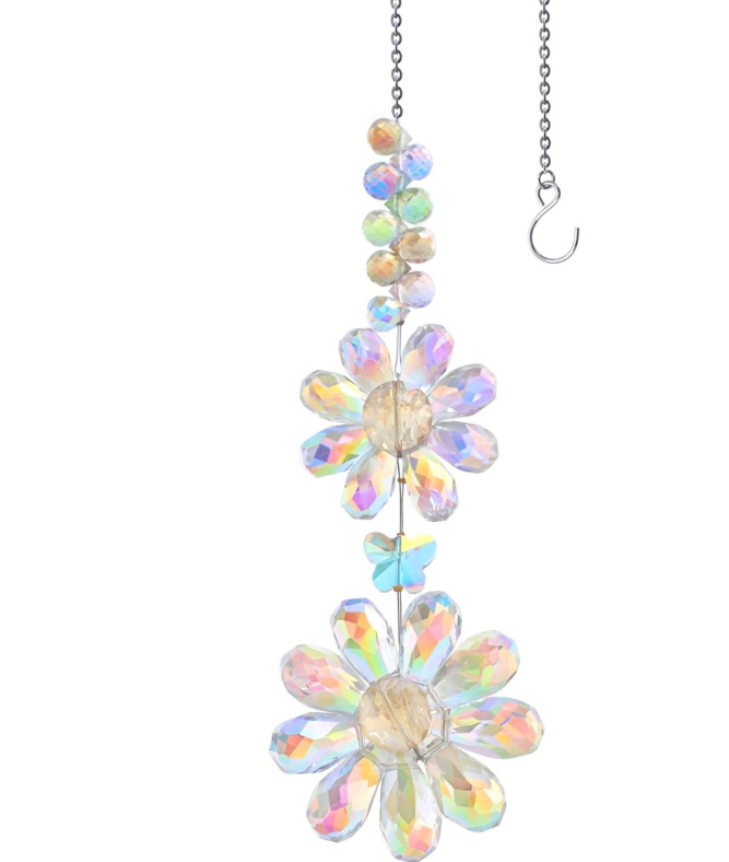 Prism Flower Hanging Suncatcher