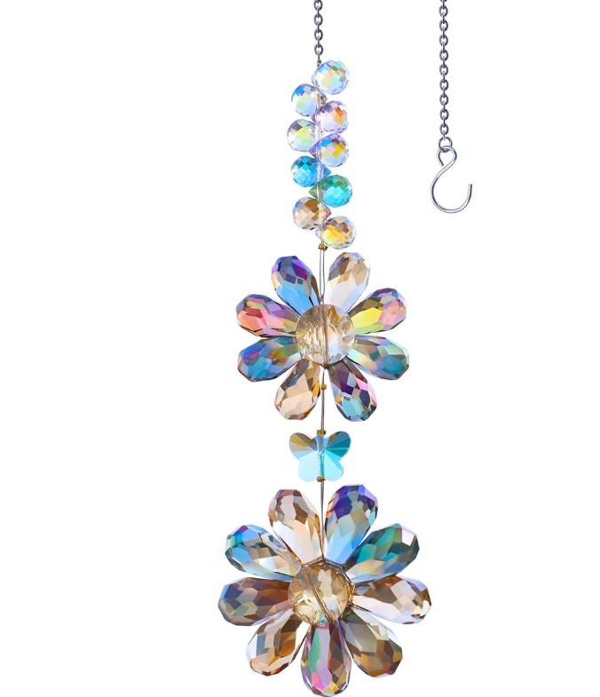 Prism Flower Hanging Suncatcher