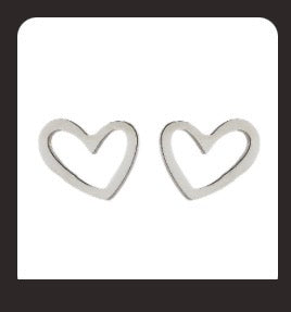 Simply Heart Studs