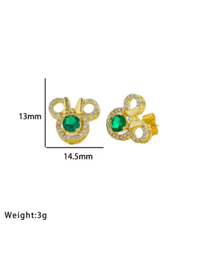 Disney‑Inspired Sparkle Set – Necklace, Earrings & Ring