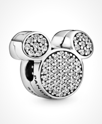 Mickey Mouse Icon Pavé Clip Charm by Pandora – Disney Parks