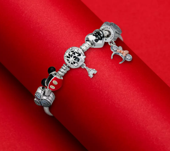 Mickey Mouse Icon Pavé Clip Charm by Pandora – Disney Parks