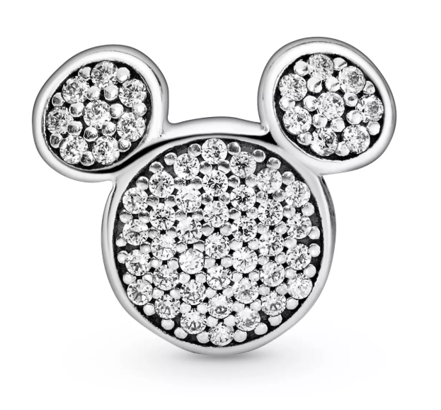 Mickey Mouse Icon Pavé Clip Charm by Pandora – Disney Parks