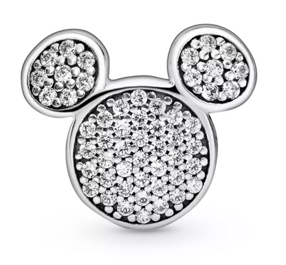 Mickey Mouse Icon Pavé Clip Charm by Pandora – Disney Parks