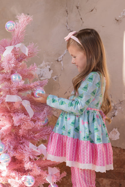 Chloe Tunic Set - Frosted Winterland